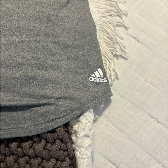 Adidas Heather Gray Athletic Tank - Picture 2 of 3